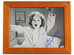 Autographed item – Shirley Temple Black – Framed autographed photograph