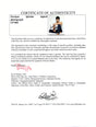 Certificate of authenticity – Enrique Iglesias – Enrique Iglesias signed photograph