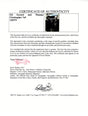 Certificate of authenticity – Gil Gerard & Thomas Christopher – Gil Gerard and Thomas Christopher signed photograph