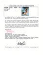 Certificate of authenticity – Mariah Carey – Mariah Carey signed sexy photograph