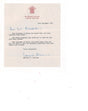Autographed item – Princess Diana – Princess Diana rare signature on card with transmital letter