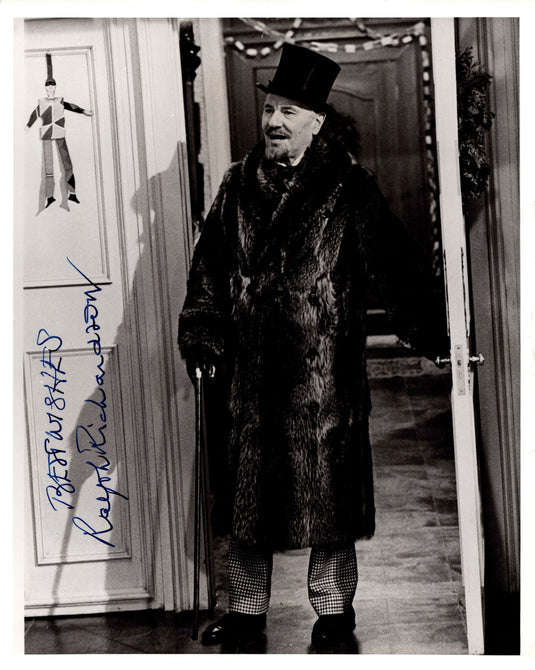 Autographed item – Ralph Richardson – Signed Photograph with Certificate of Authenticity