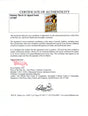 Certificate of authenticity – Sammy Davis Jr. – Signed book