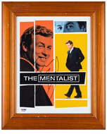 Autographed item – Simon Baker – Framed signed The Mentalist memorabilia poster