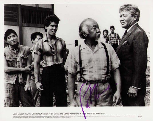 Autographed item – Pat Morita – Pat Morita signed photograph